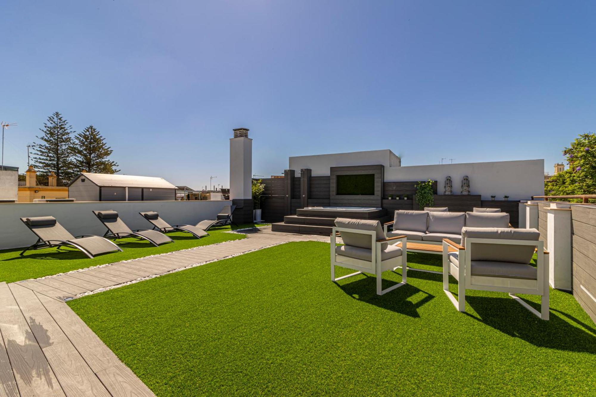 Allo Apartments Plateros Centro Jacuzzi Comunitario Jerez de la Frontera Exterior photo